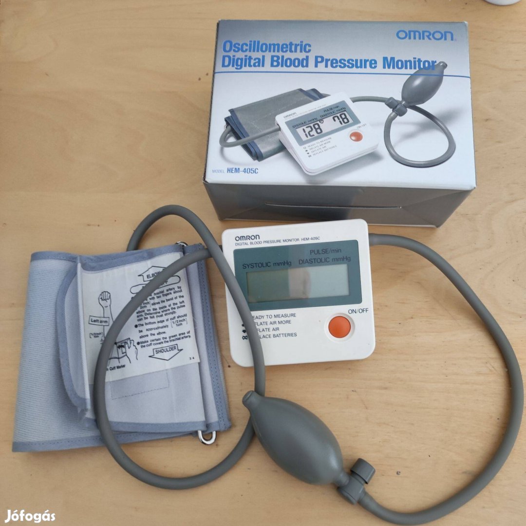 Eladó egy új, Omron Hem-405C digitális vérnyomásmérő