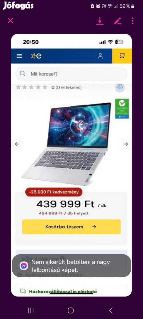 Eladó egy újszerű HP laptop