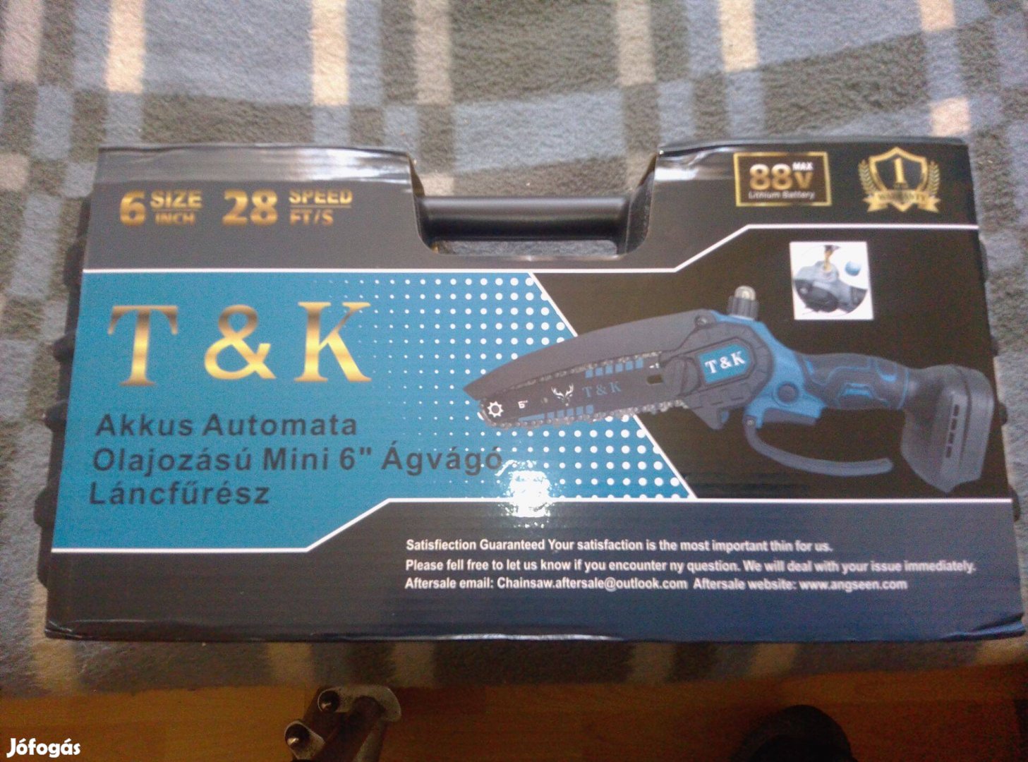 Eladó egy vadi Új Tools & King. láncfüresz automata olajzással 2 db ak