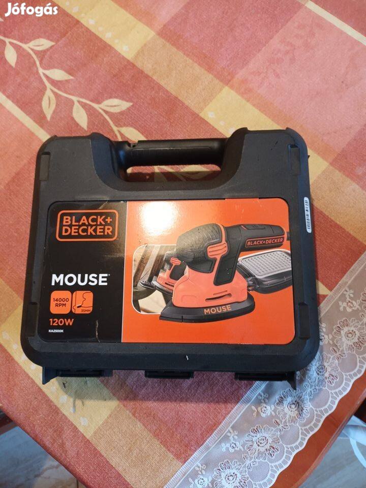 Eladó egy vadonatúj Black & Decker KA2500K-QS rezgőcsiszoló