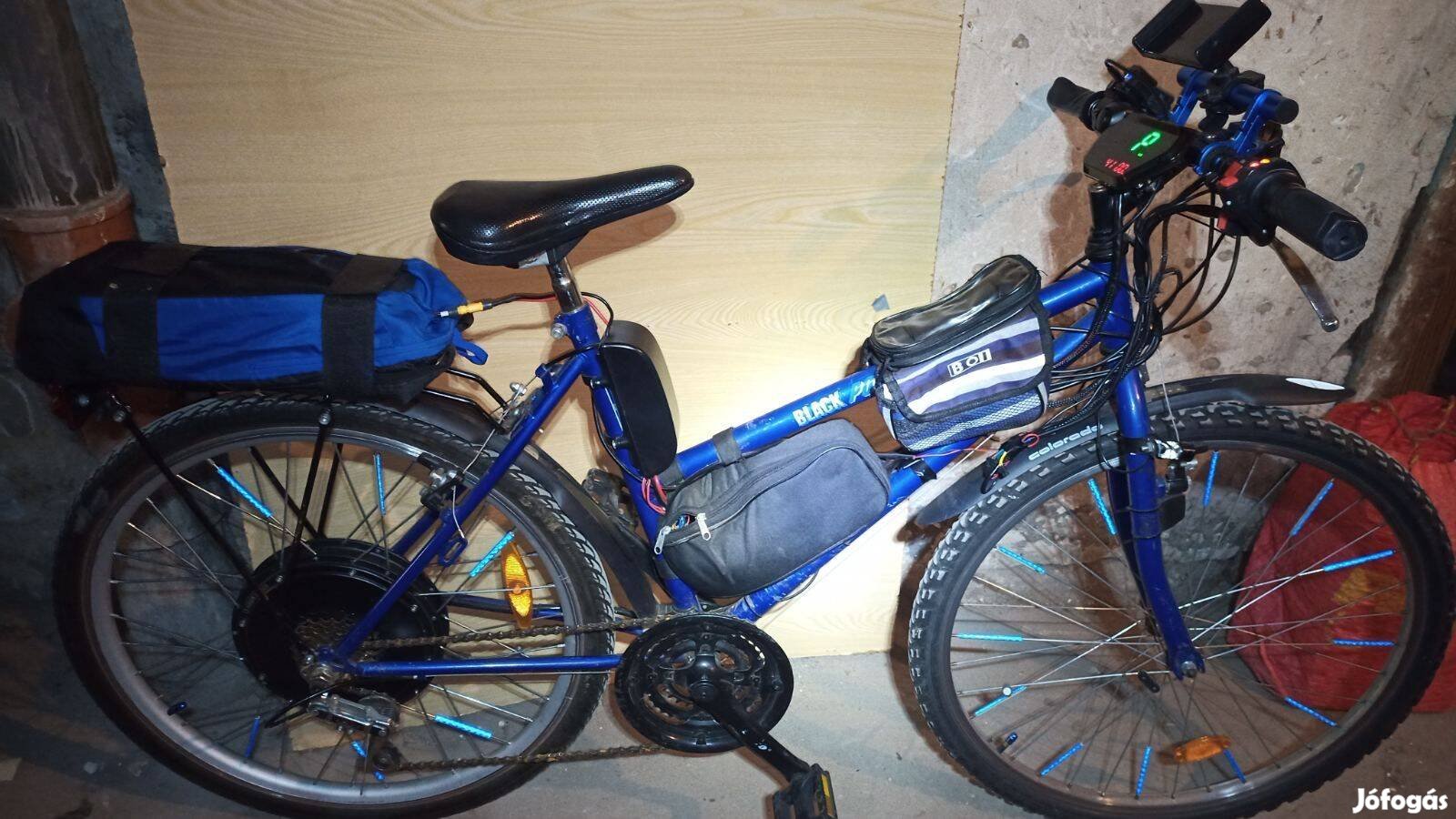 Eladó egyedi elektromos kerékpár 500 Wattos agymotor 36V (42V) 20A lit
