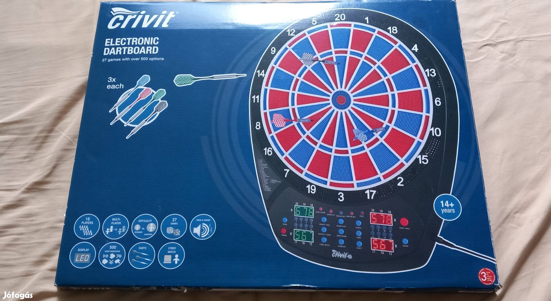 Eladó elektronikus darts tábla