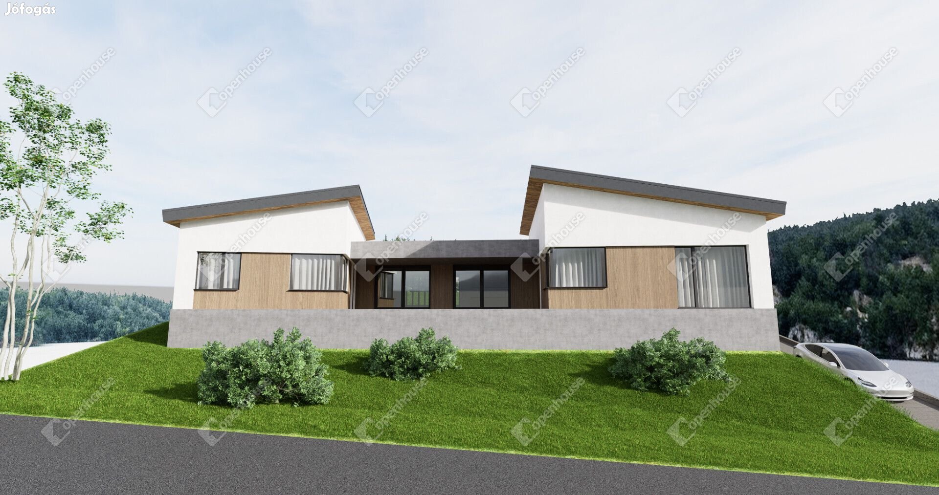 Eladó építési telek Szomor legszebb részén