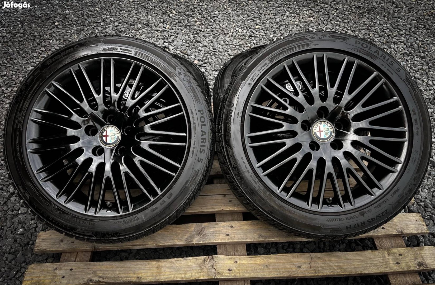 Eladó eredeti Alfa Romeo Blackline R17 - 5x110 alufelni