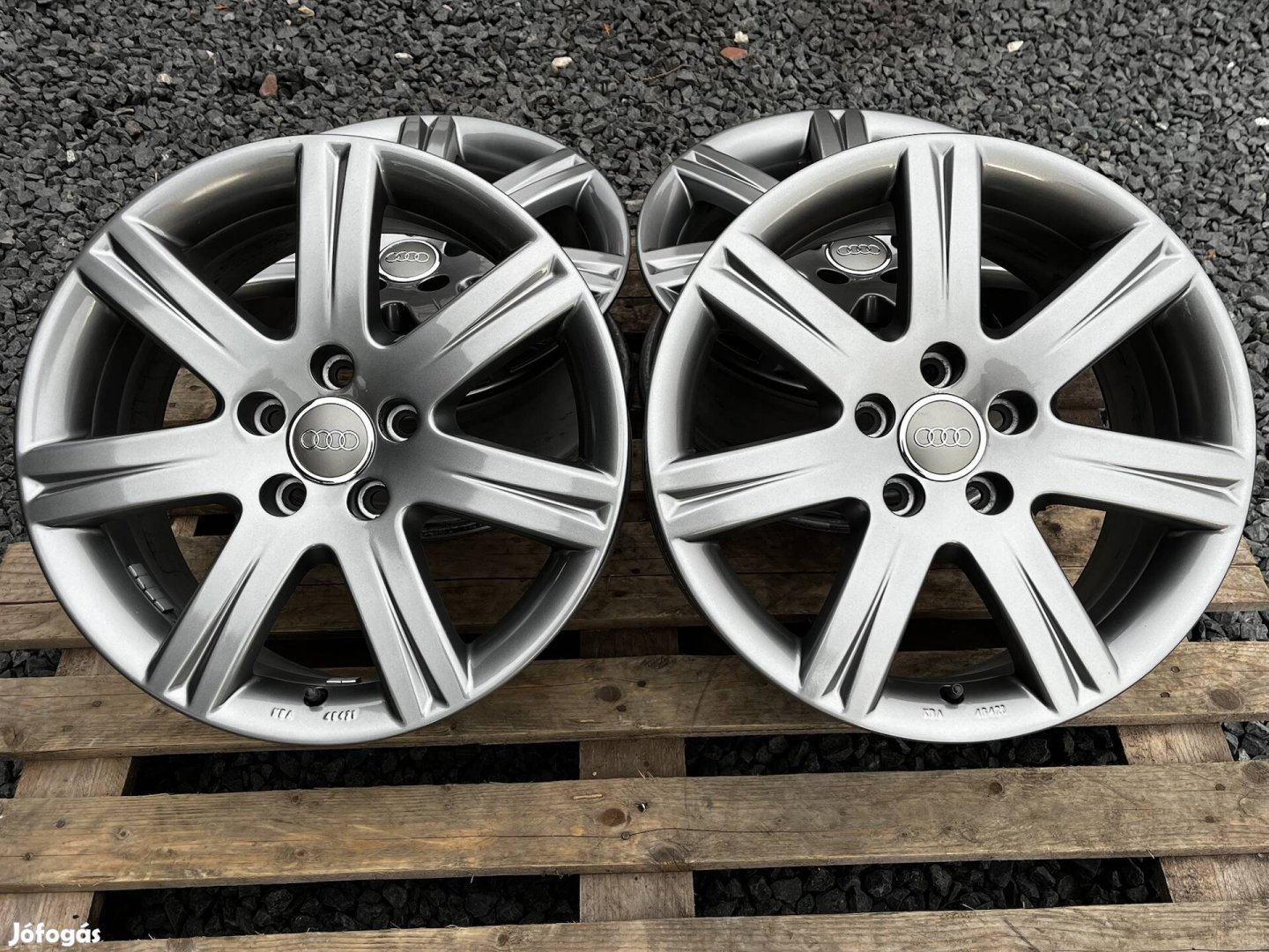 Eladó eredeti Audi-BBS Graphite R17 - 5x112 alufelni