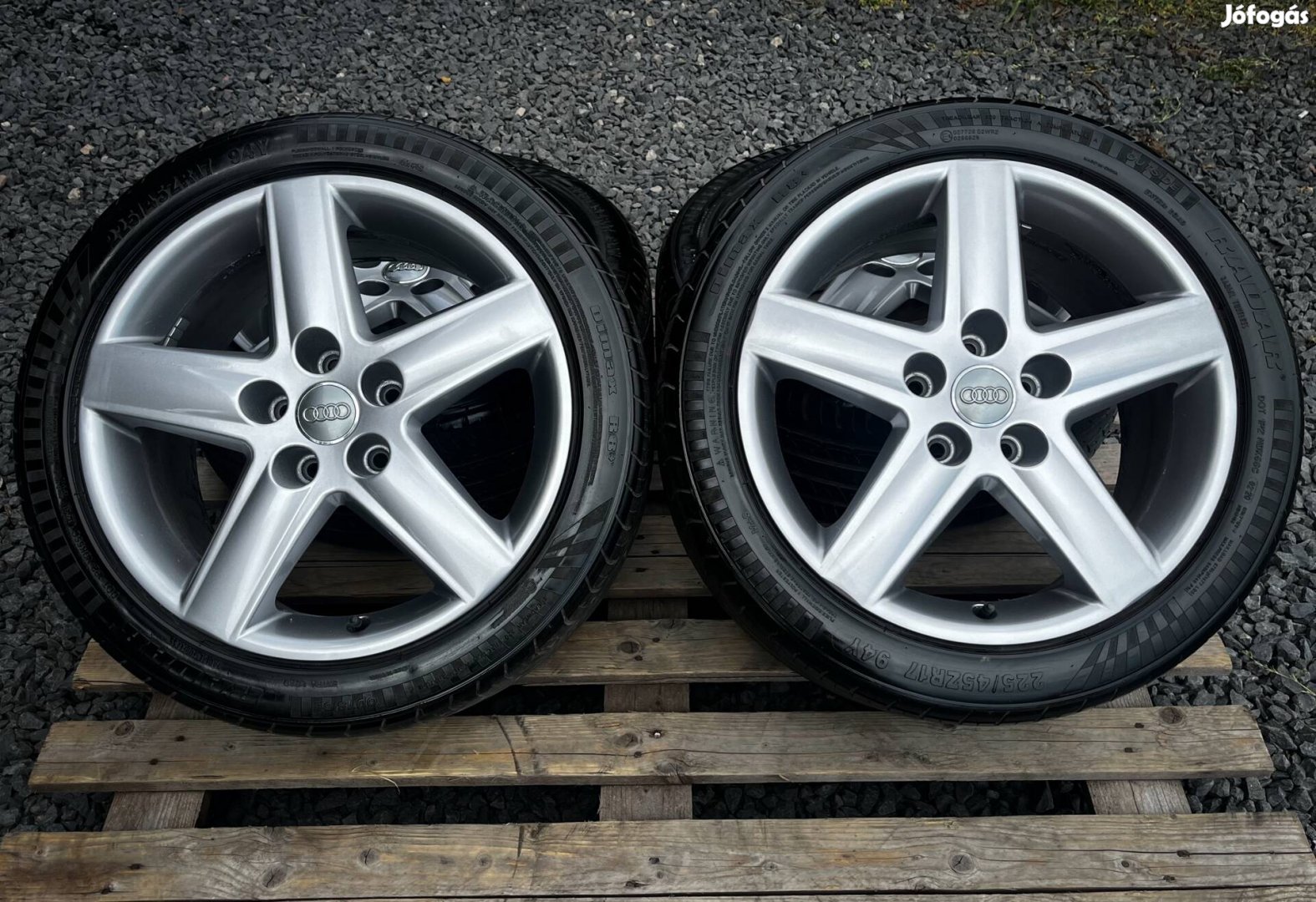 Eladó eredeti Audi S-Line R17 - 5x112 alufelni