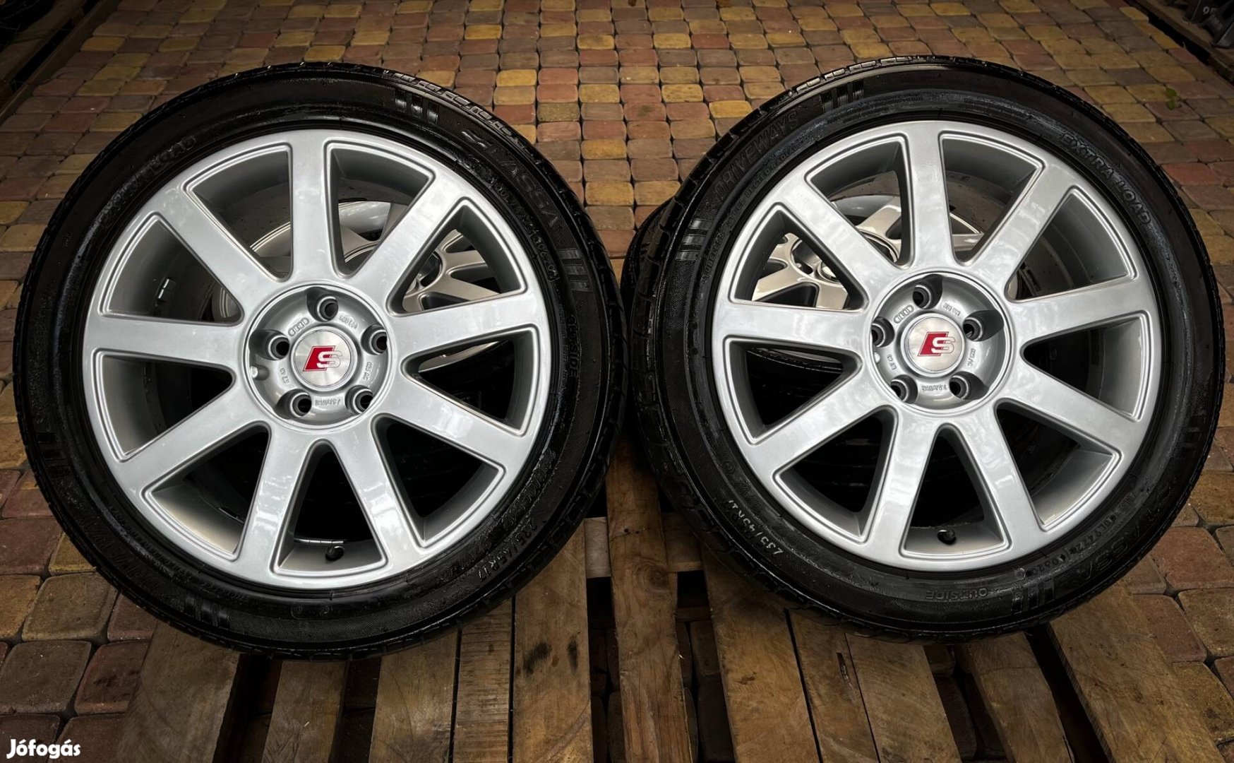 Eladó eredeti Audi S-Line R17 - 5x112 alufelni