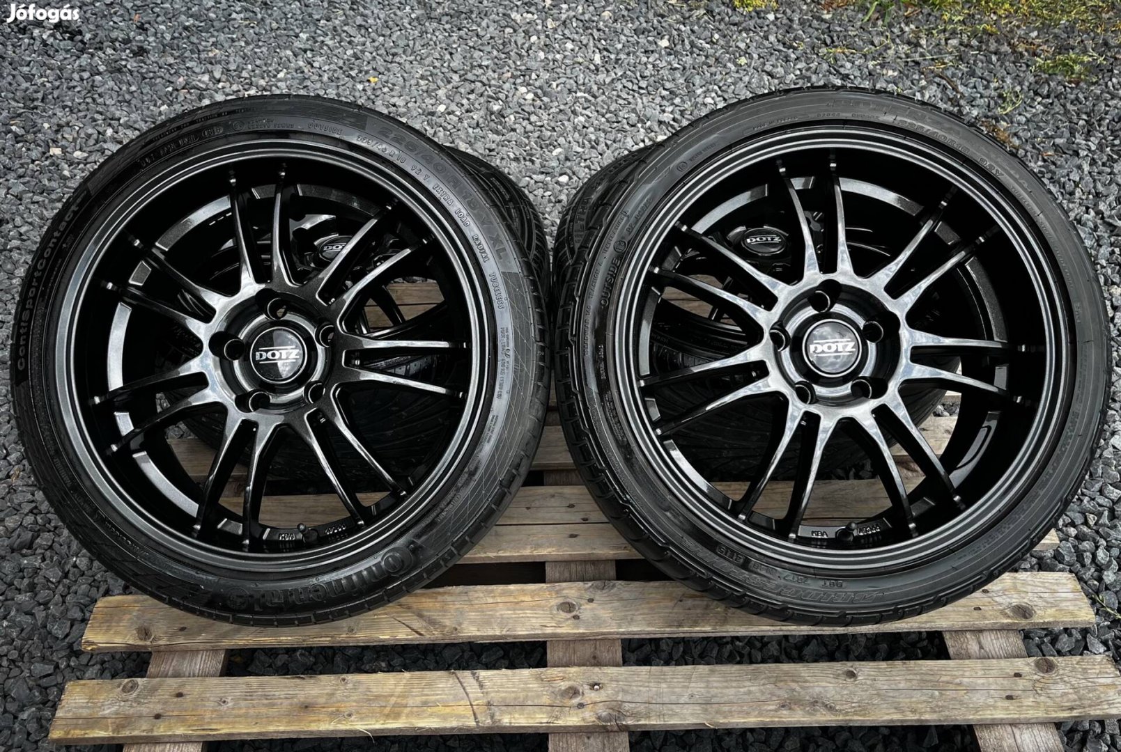 Eladó eredeti Dotz Blackline R18 - 5x120 alufelni