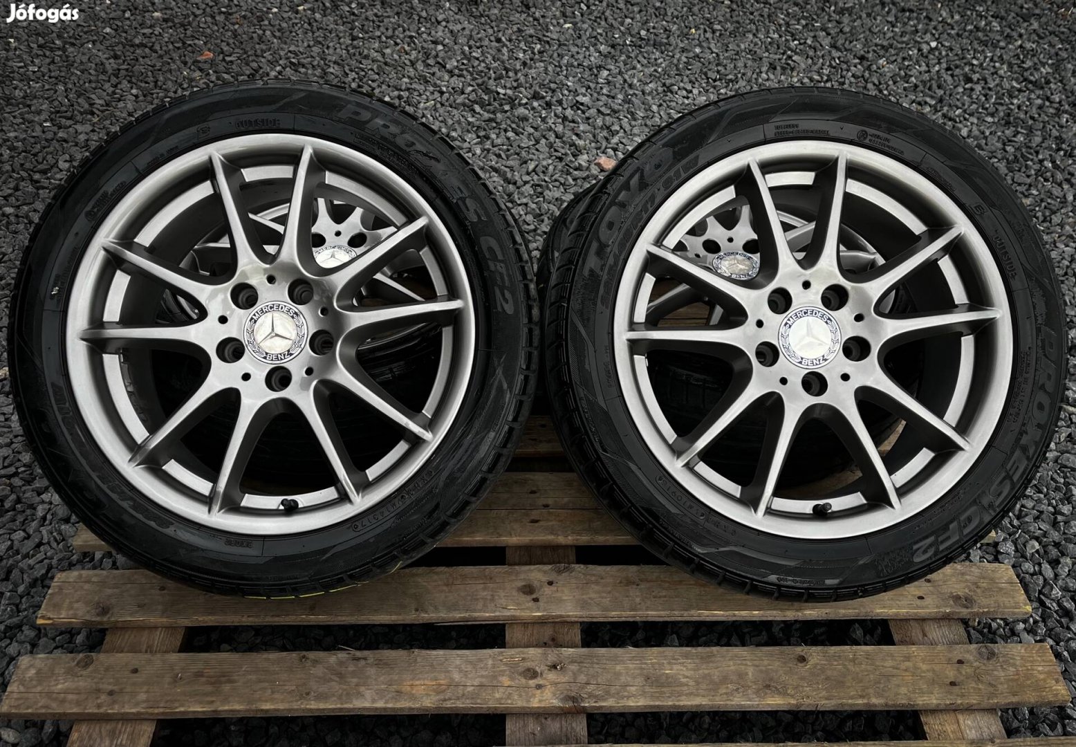 Eladó eredeti Mercedes Graphite R17 - 5x112 alufelni