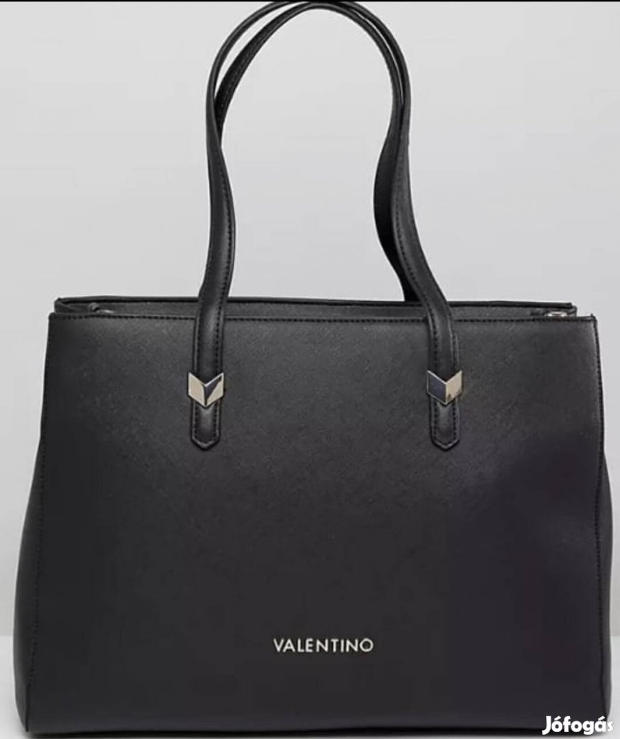 Eladó eredeti Valentino nagy pakolos tote bag fekete táska