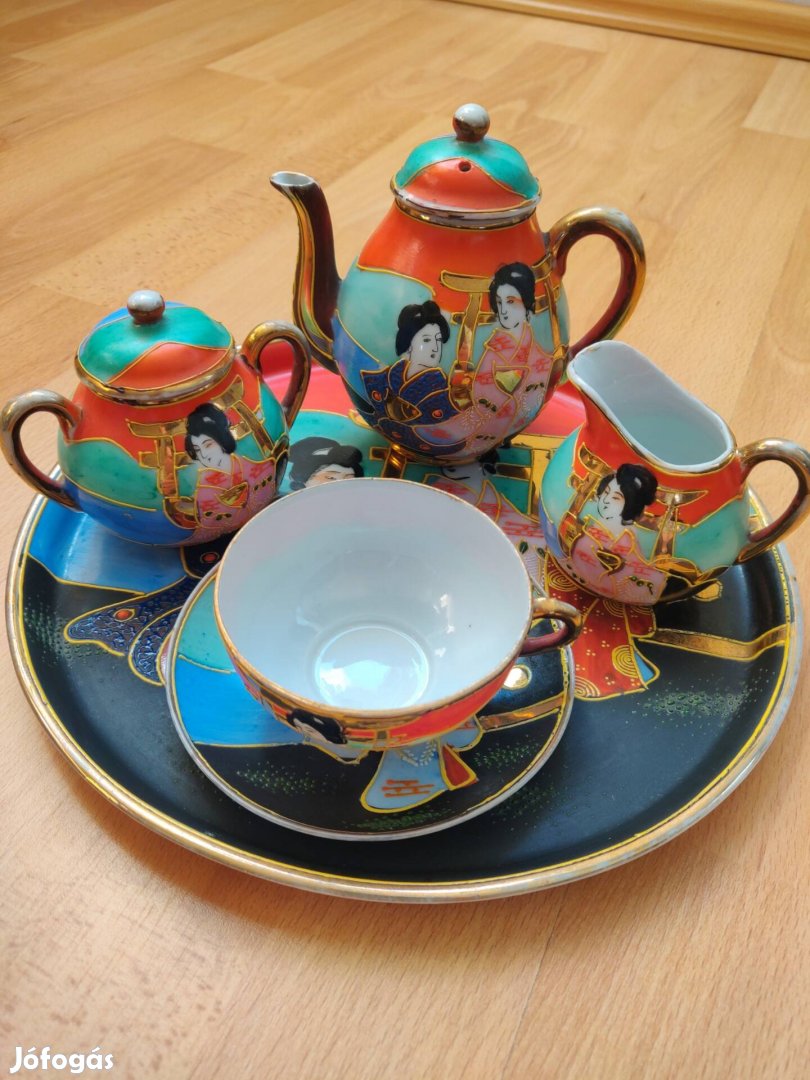 Eladó eredeti antik japán teázo keszlet