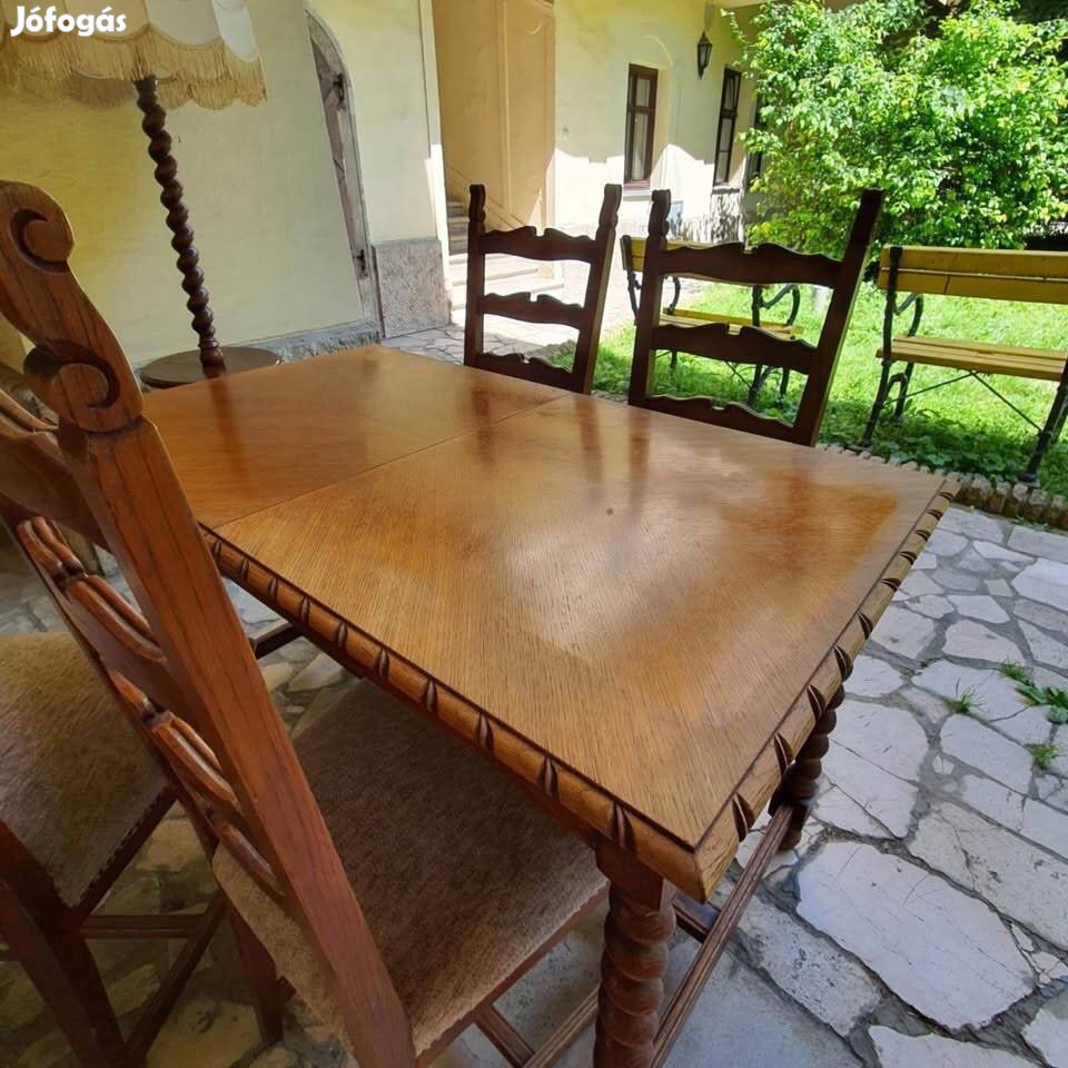 Eladó fa étkezőgarnitúra megkimélt állapotban!
