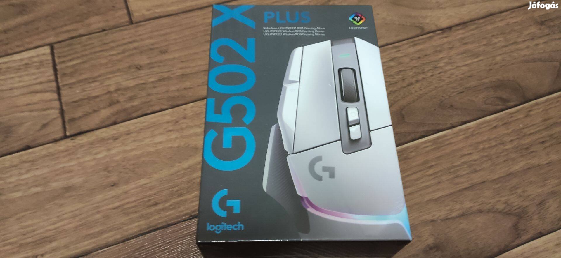 Eladó fehér Logitech G502X Plus - Új, bontatlan