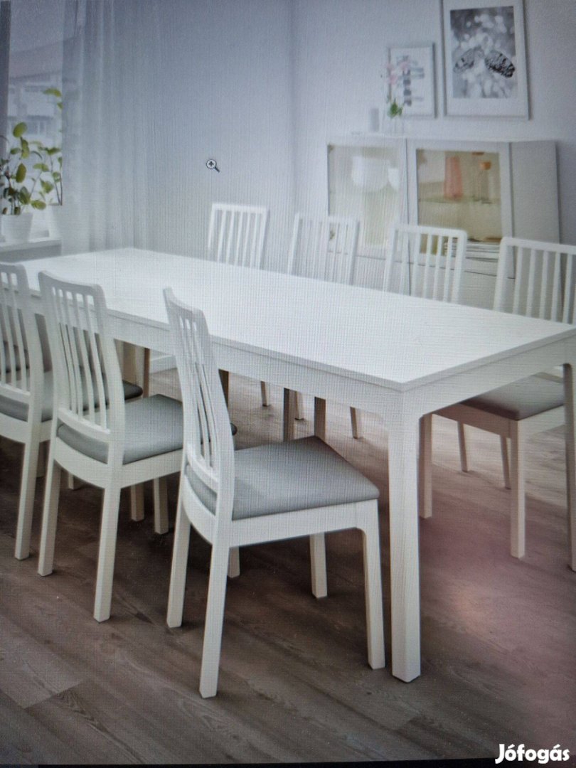 Eladó fehér étkezőasztal!