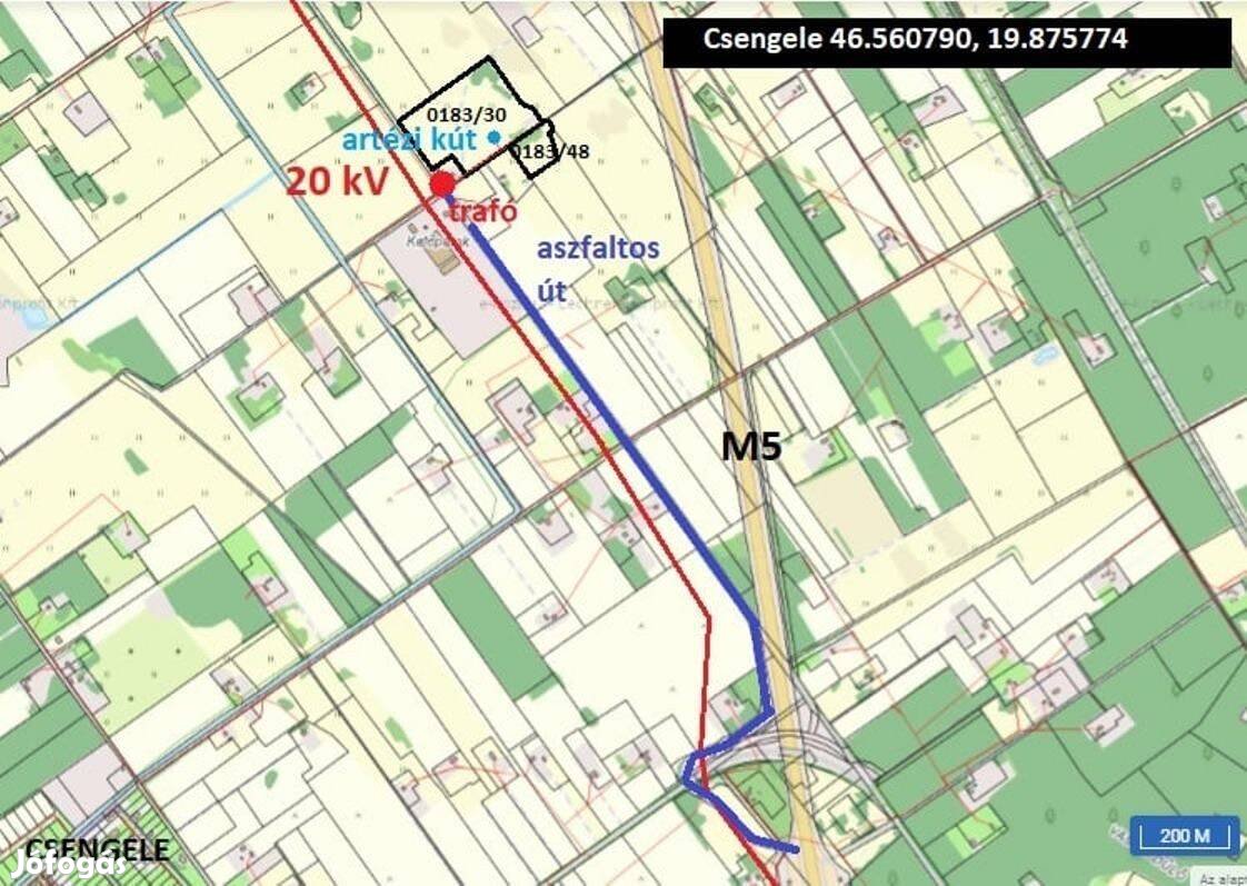 Eladó fejlesztési terület