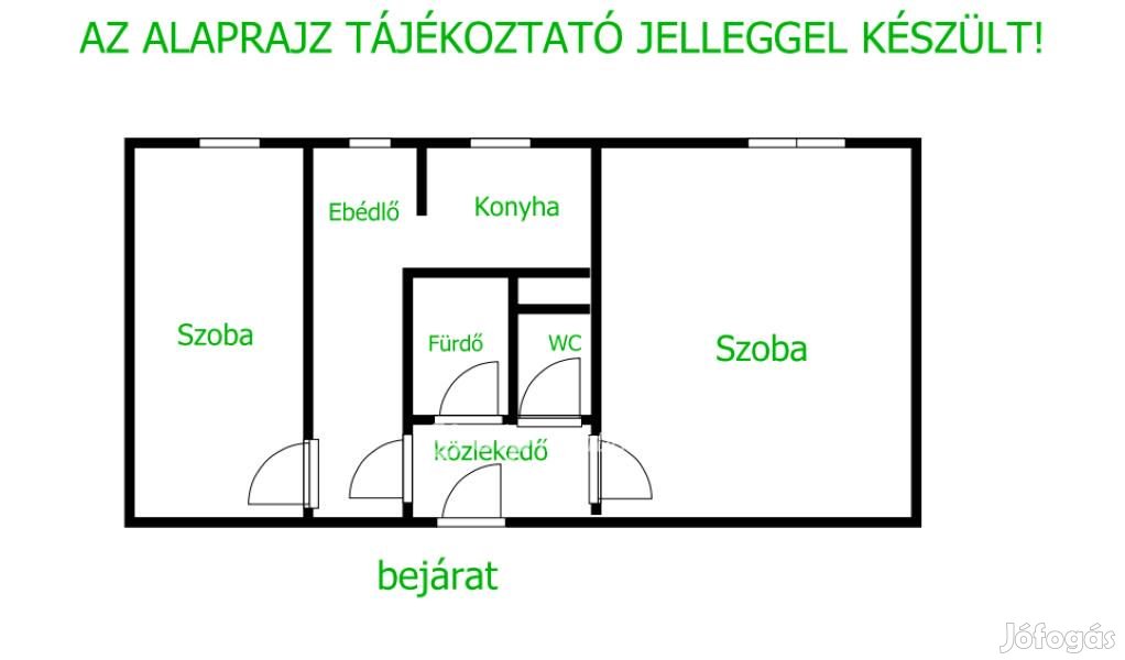 Eladó felújítandó 2. emeleti lakás, Hajdúnánáson