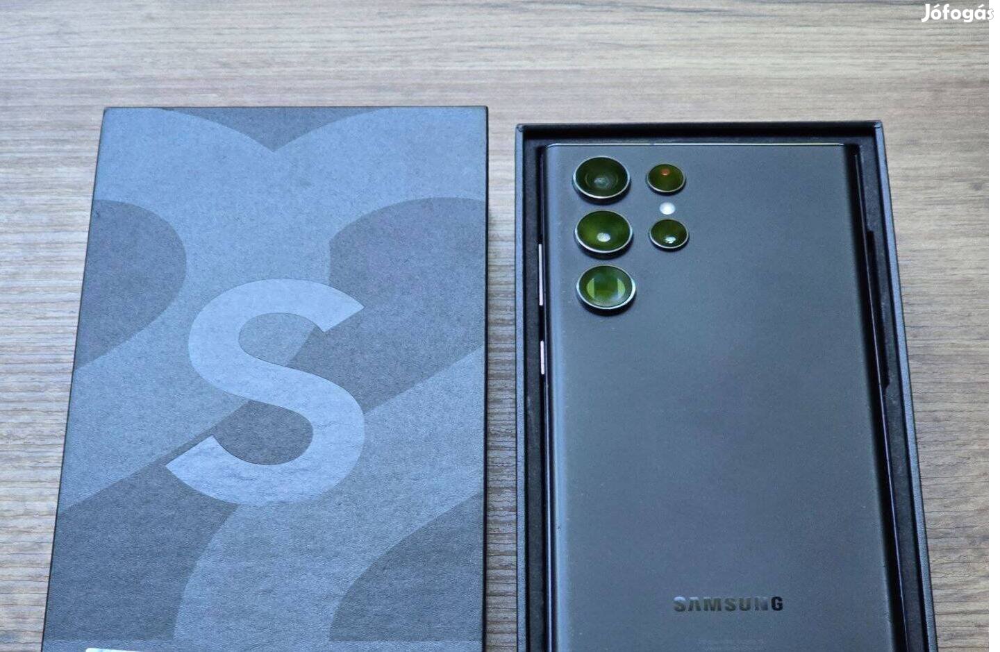Eladó felújított Samsung Galaxy S22 Ultra 12GB/256GB, Fekete
