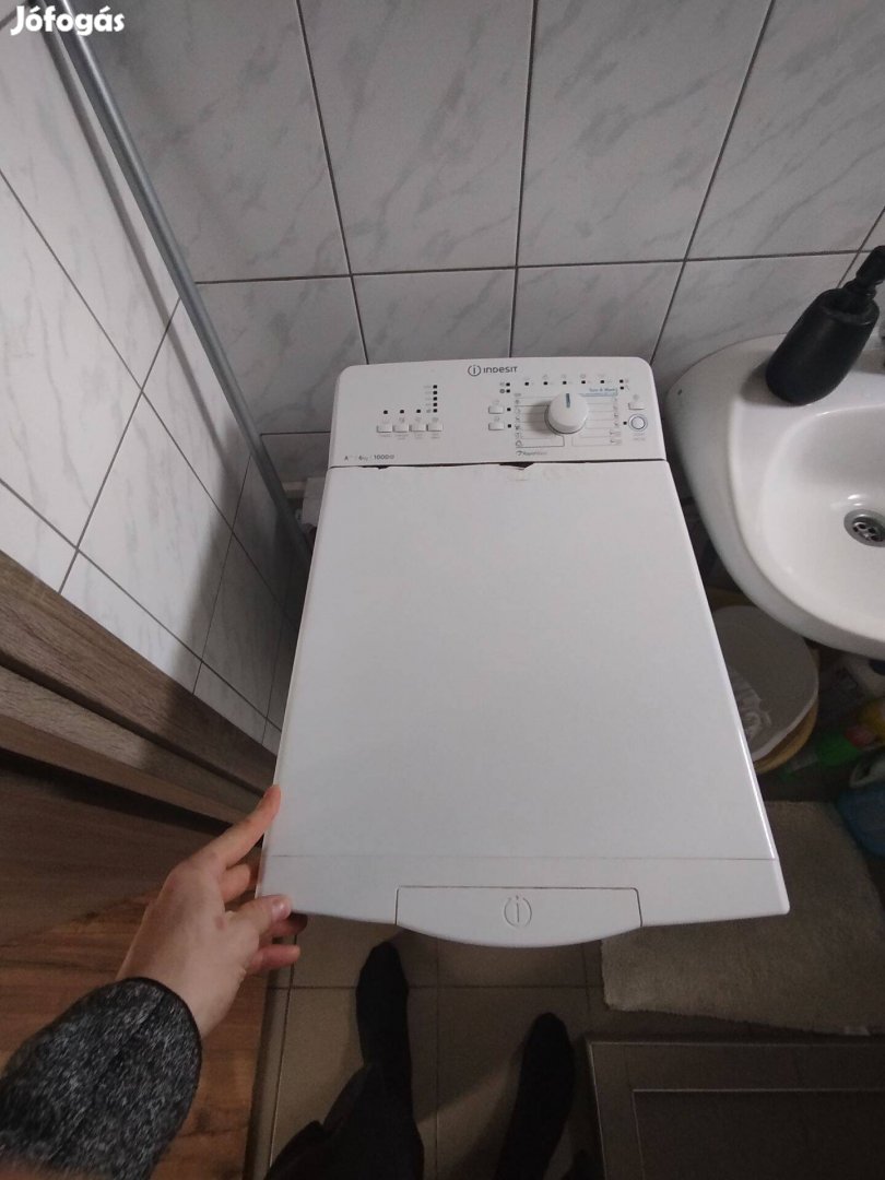 Eladó felültöltős mosógép indesit