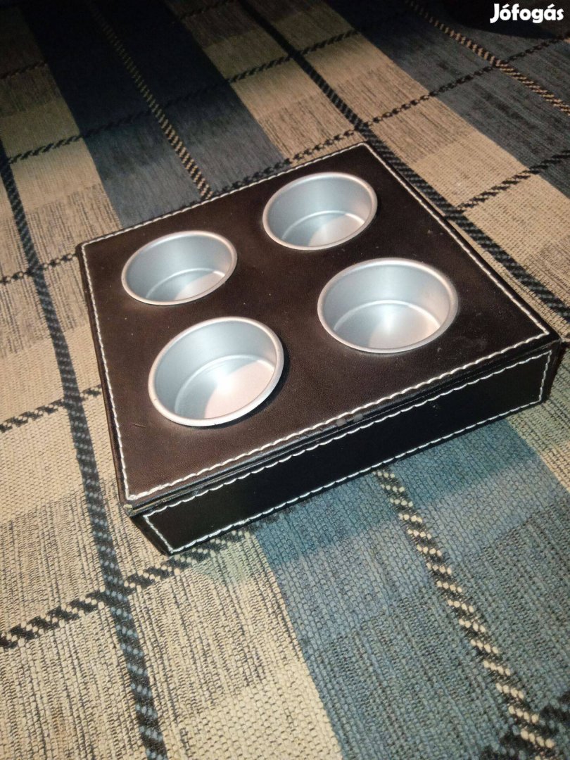 Eladó fém mécsestartó 5 darab