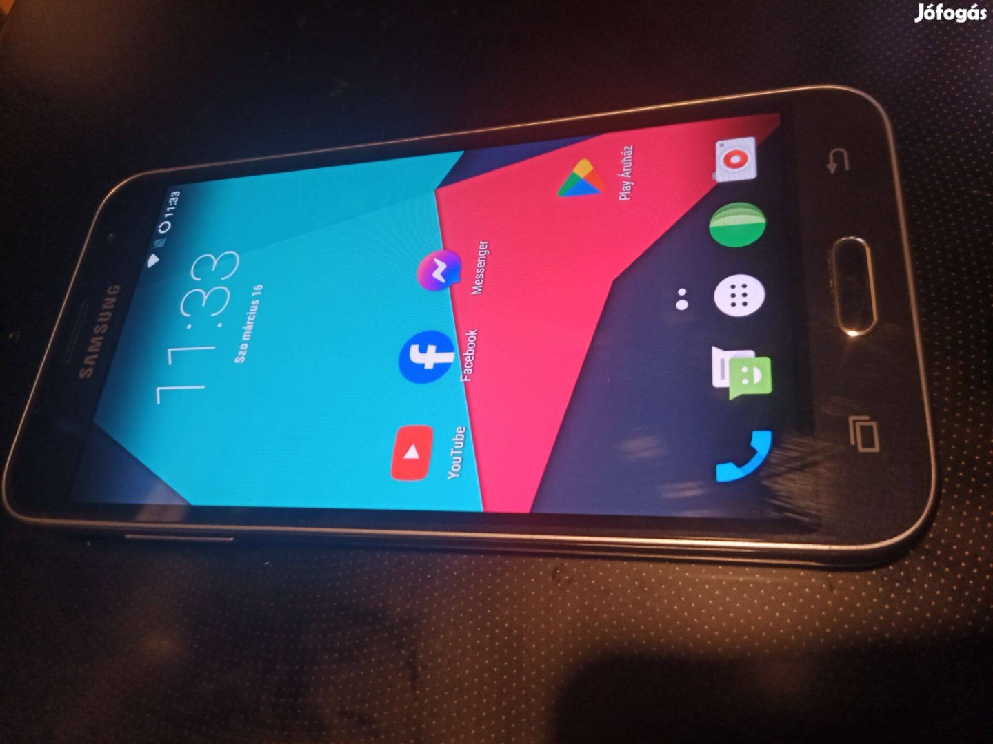 Eladó független Samsung J3 telefon