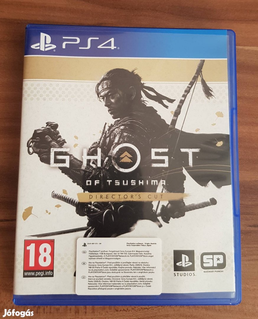 Eladó ghost of tsushima director's cut + last of us 2.