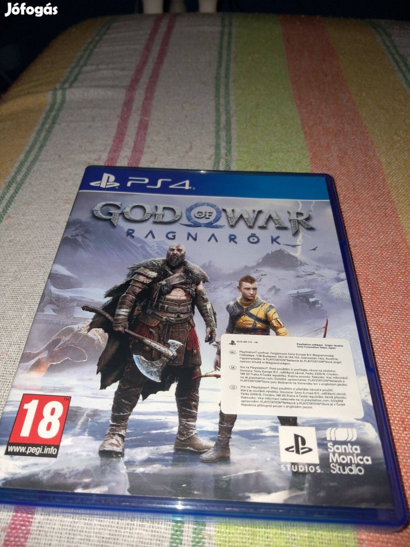 Elado god of war Rangörök.ps4 játék