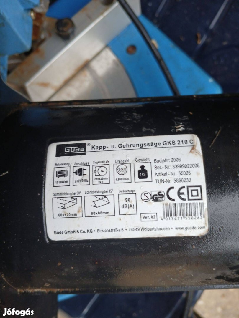 Eladó gude gervago asztali furesz