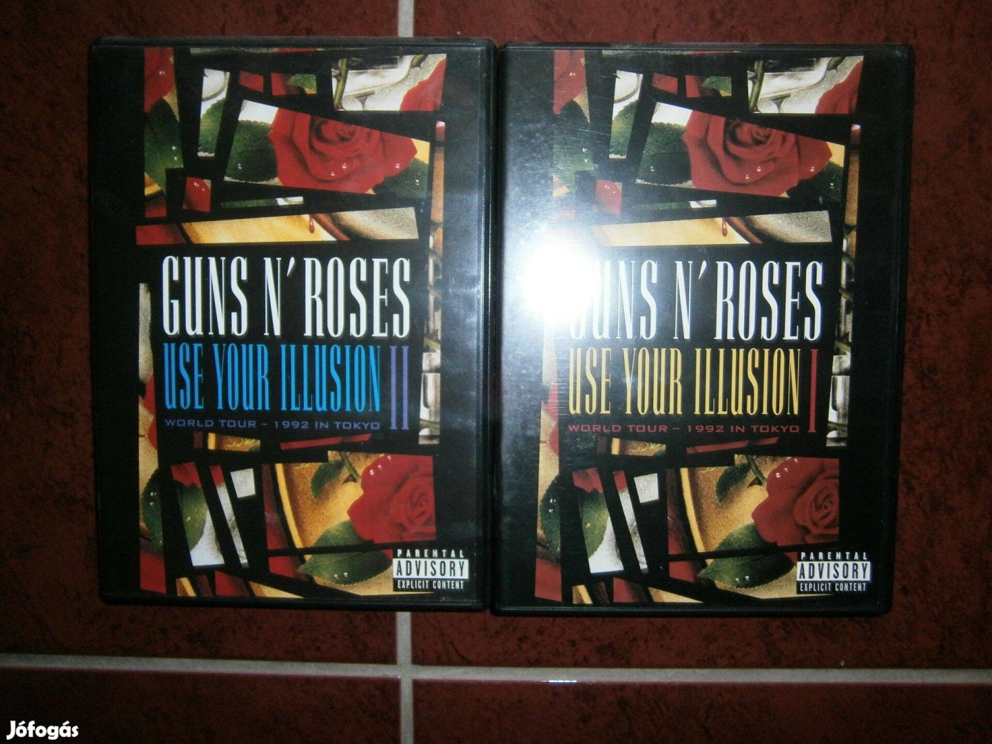 Elado guns n' roses dvd lemezek