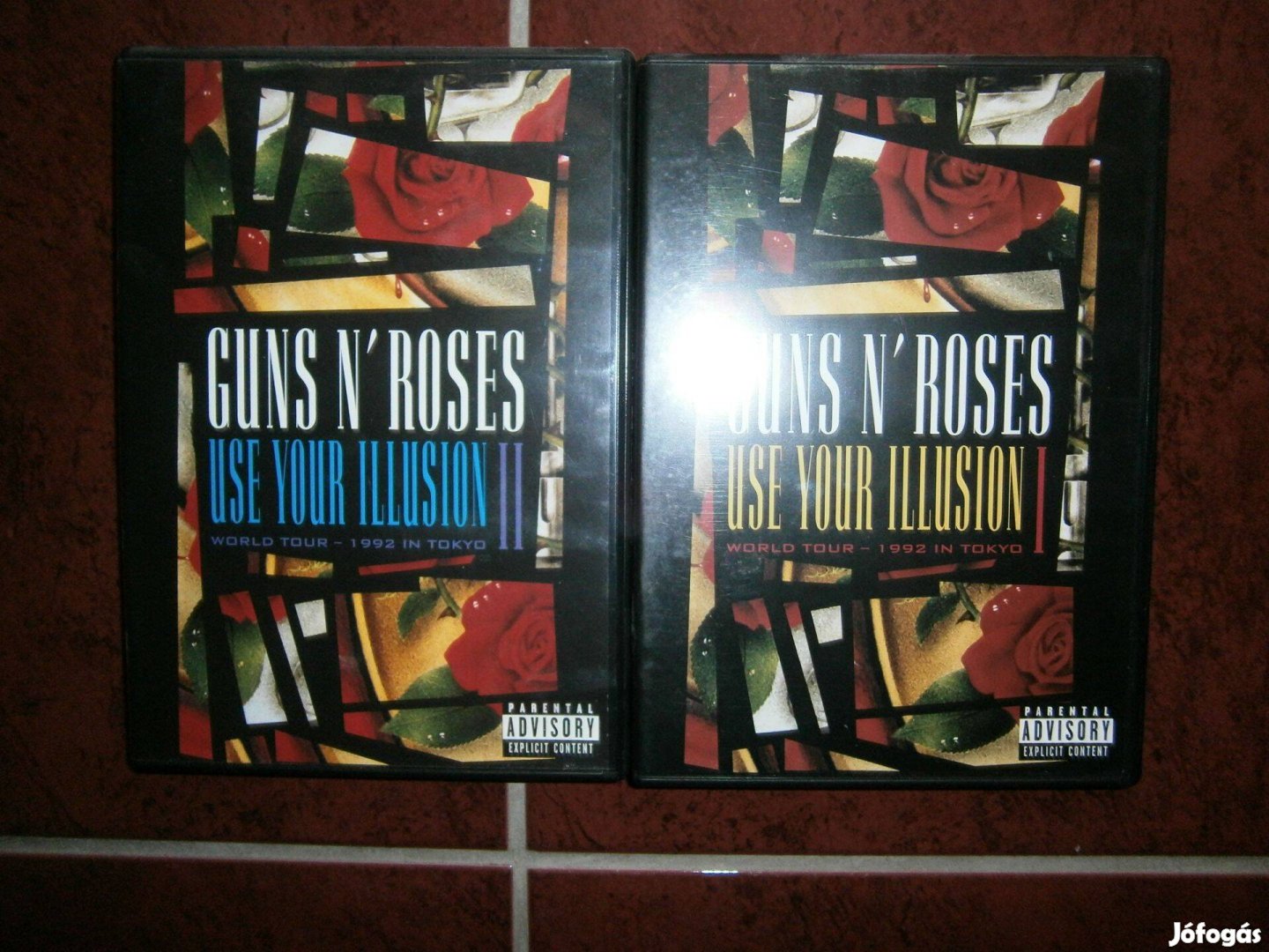 Elado guns n' roses dvd lemezek