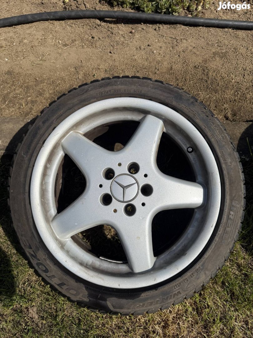 Eladó gyari Mercedes w203/w204 alufelni-8Jx17 ET35 (5x112) 4db teli