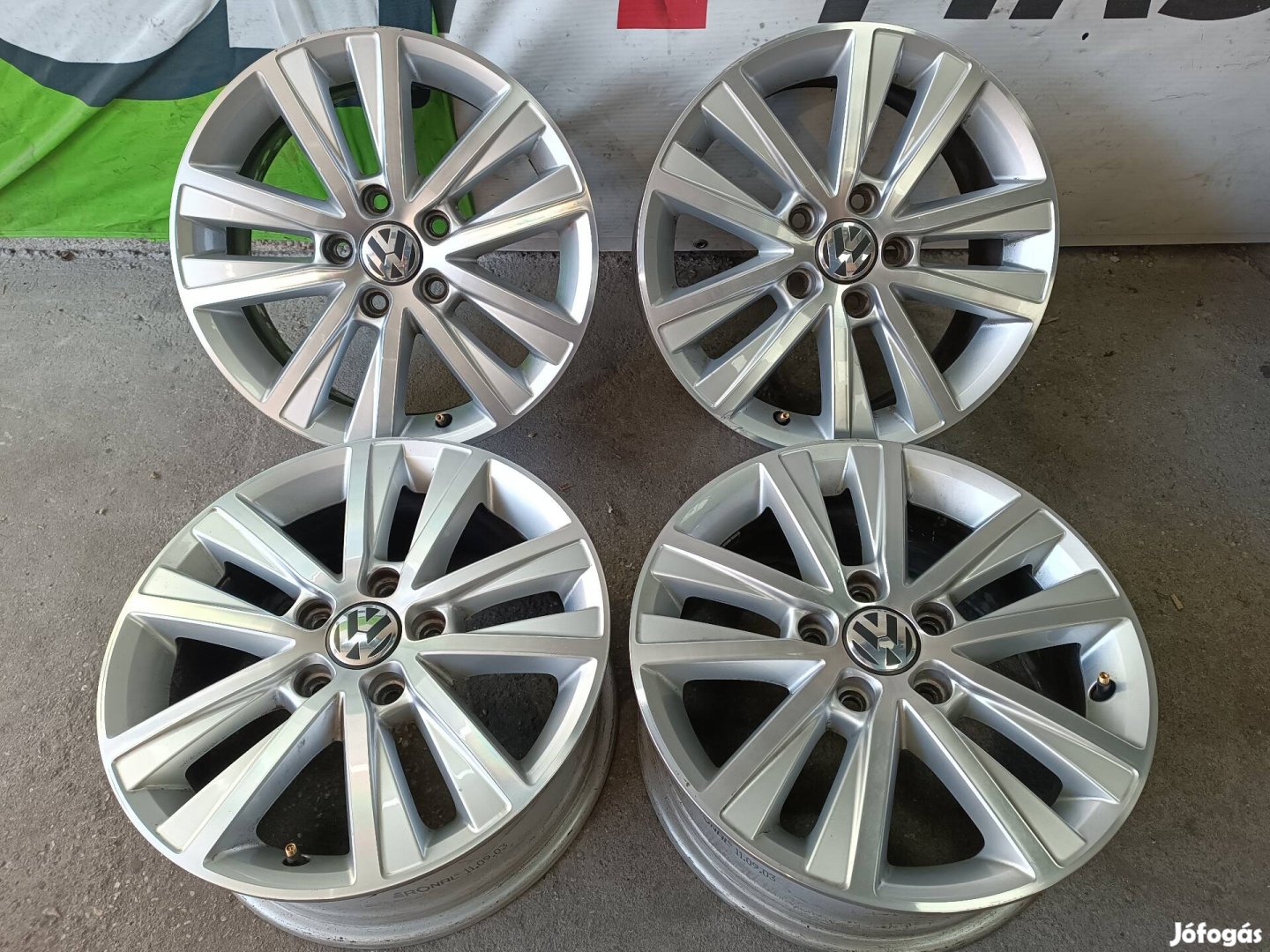 Eladó gyári VW 16" 5x112 alufelni Ronal Borbet Skoda Audi stb