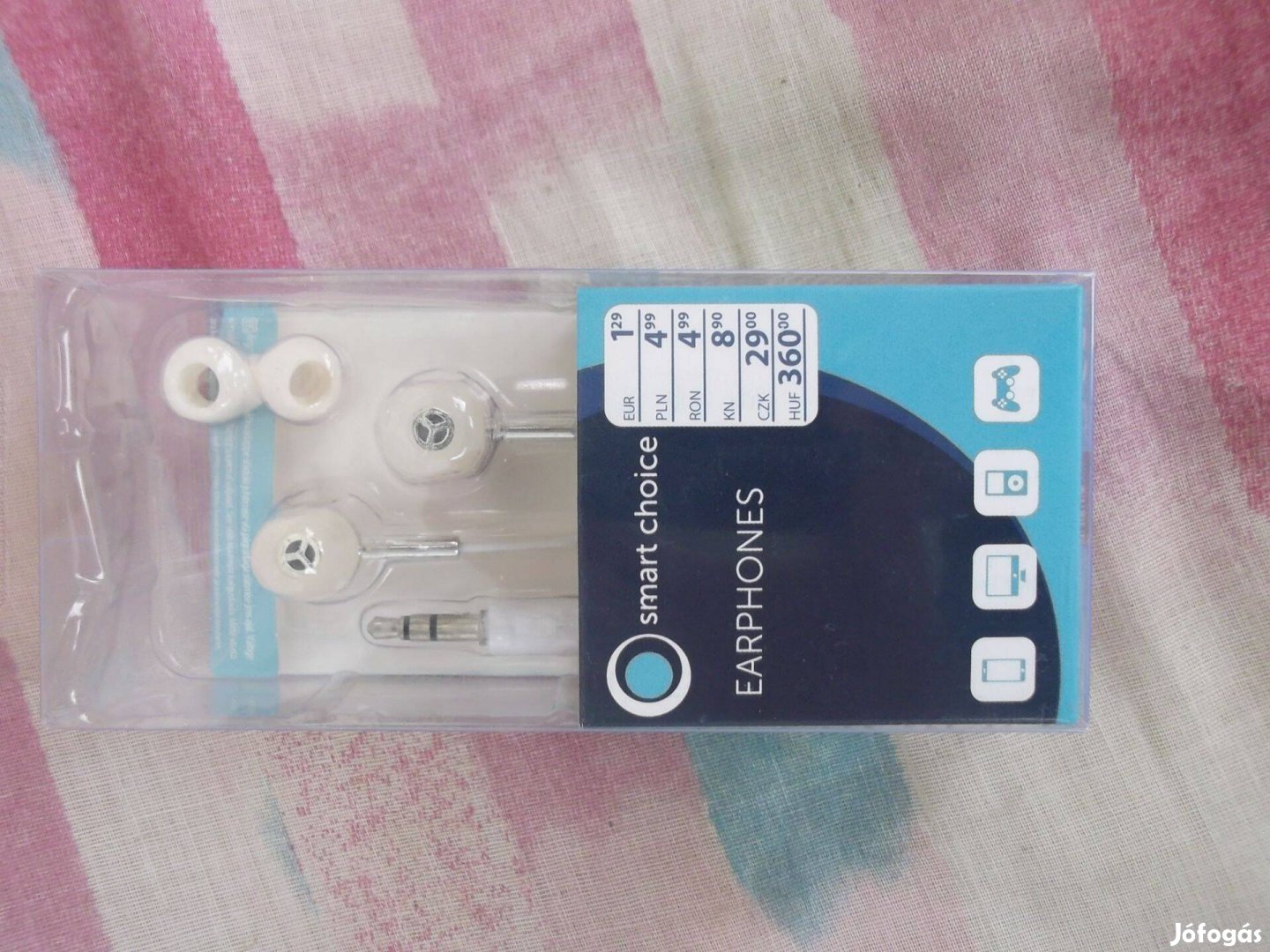 Eladó gyári "Earphones" füles, kibontatlan állapotában féláron !