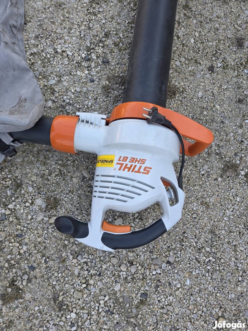 Eladó gyári állapotú stihl She 81 tipusú lombszívó!