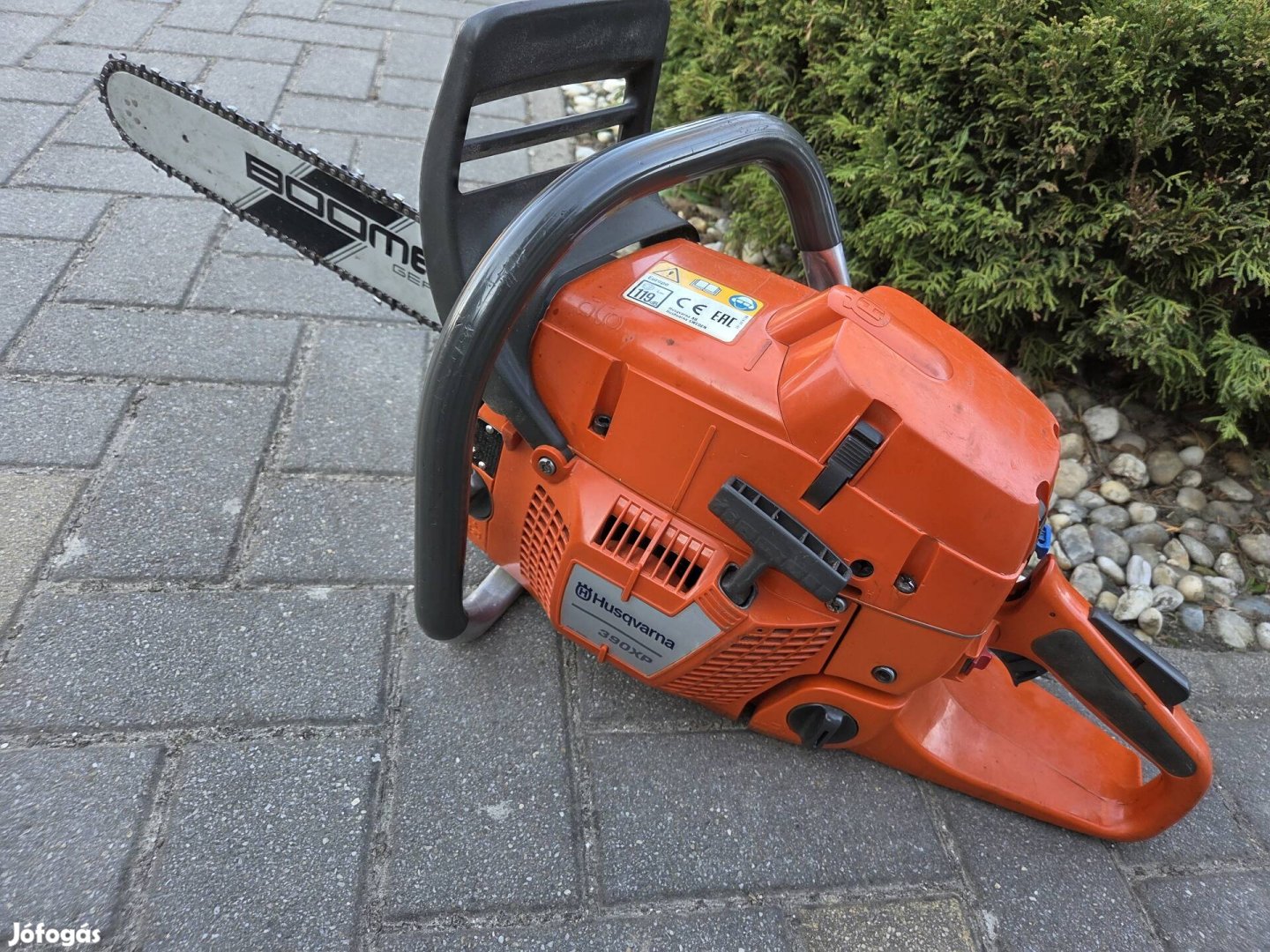 Eladó gyári,egy gazdás hibátlan husqvarna 390 xp fűrész!