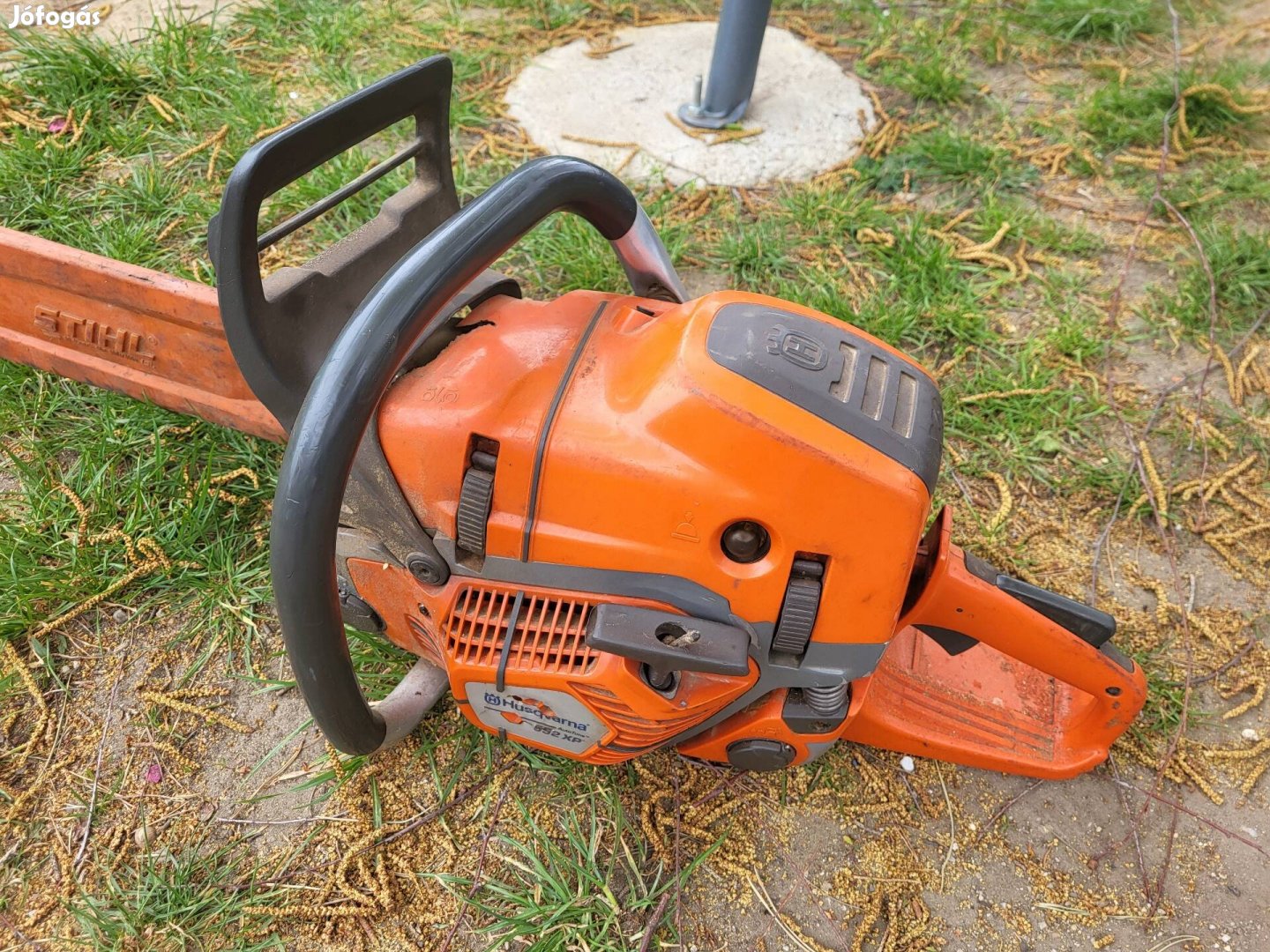 Eladó gyári egy gazdás husqvarna 592 xp fűrész!