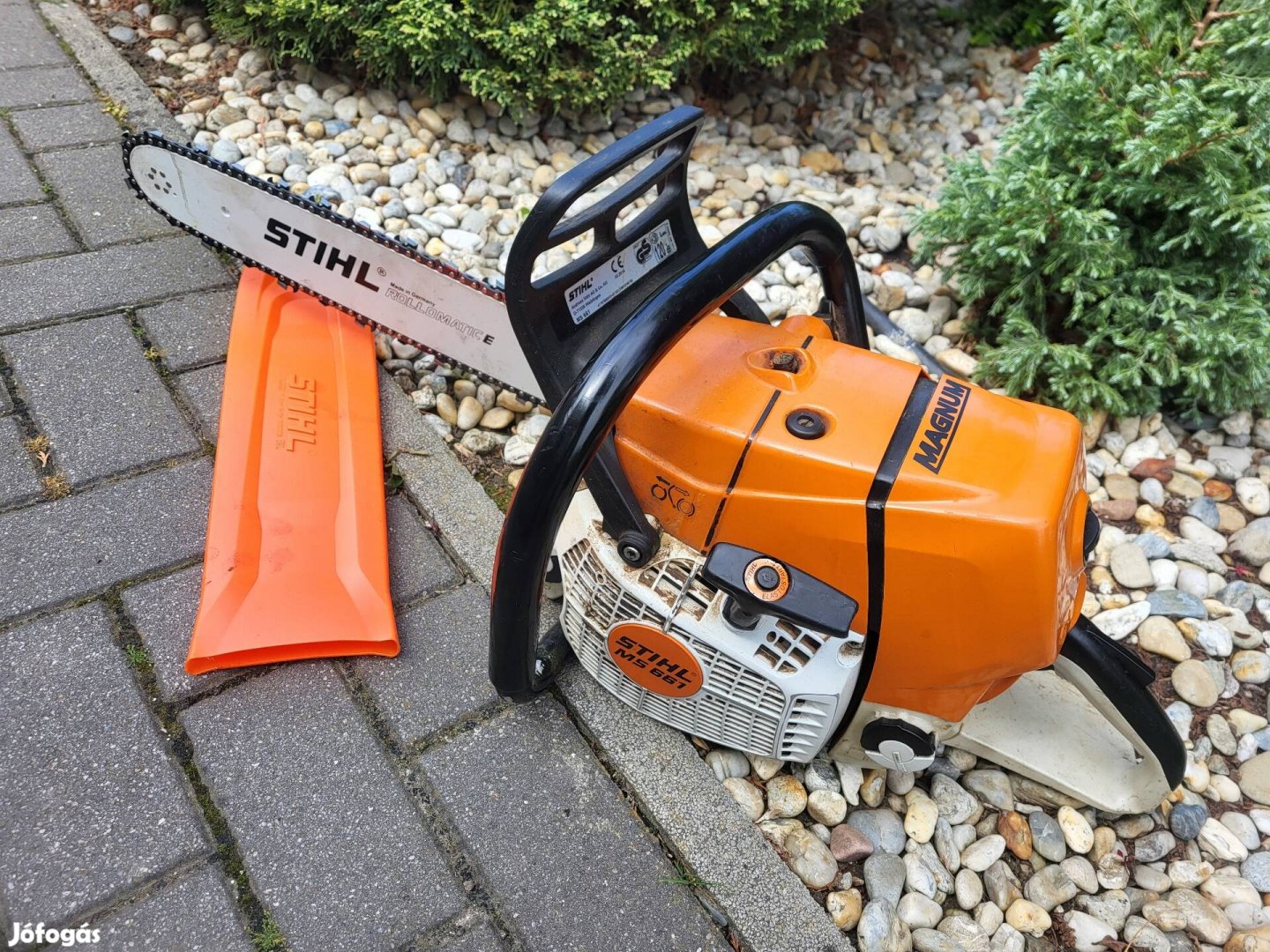 Eladó gyári gyönyörű motorhangú stihl ms 661 tipusú fűrész! 