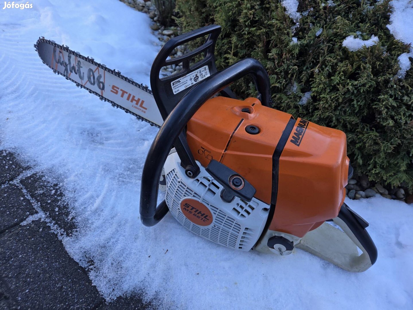 Eladó gyári motoros,bivaly erős stihl ms 661 cm fűrész!