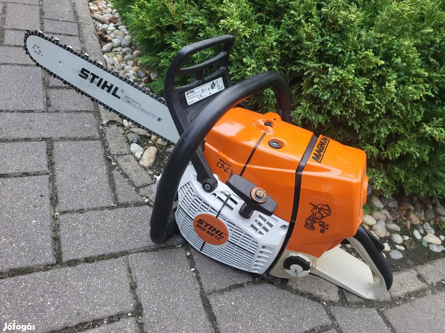 Eladó gyári motorral egy bivaly erős stihl ms 661 cm fűrész!