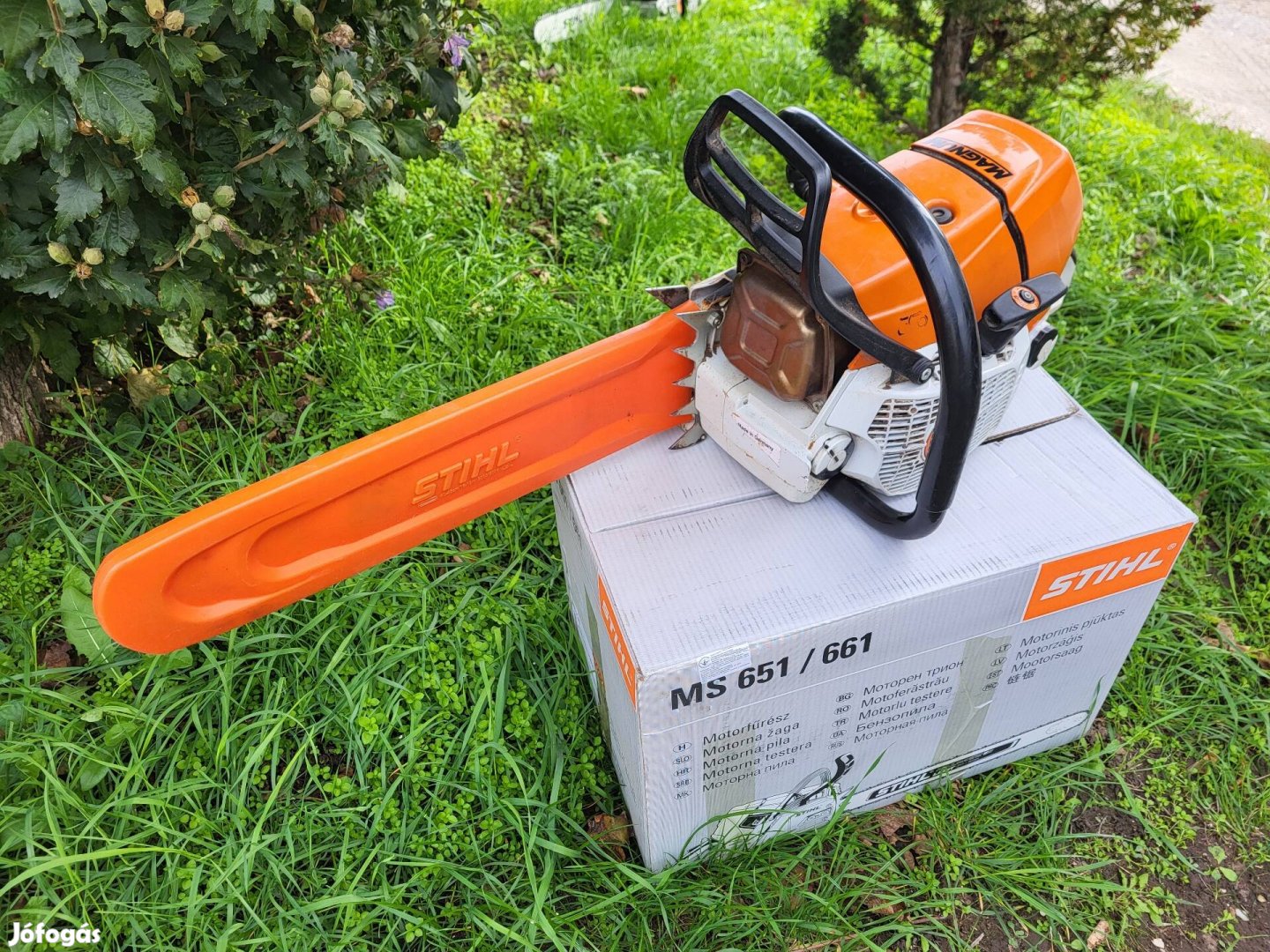 Eladó gyári,szerelésmentes,bitang erős stihl ms 661 fűrész!