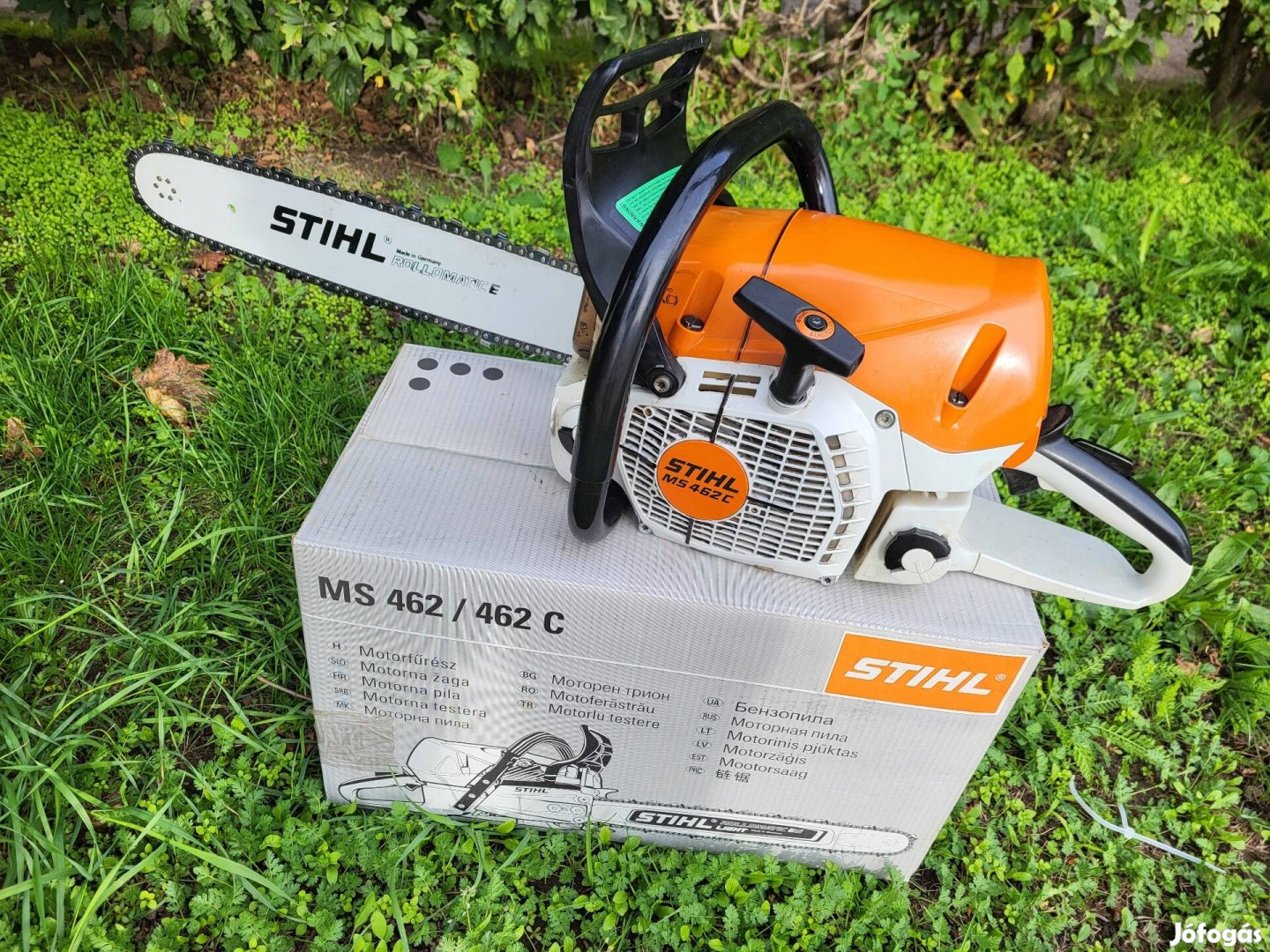 Eladó gyári szerelésmentes,egy gazdás stihl ms 462 cm fűrész!