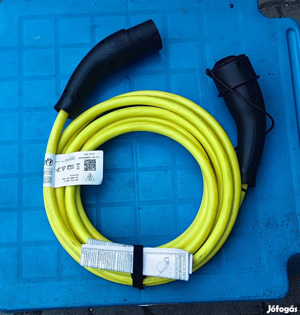 Eladó gyári új 3x32A 22kw elektromos autó töltő kábel type2 type 2