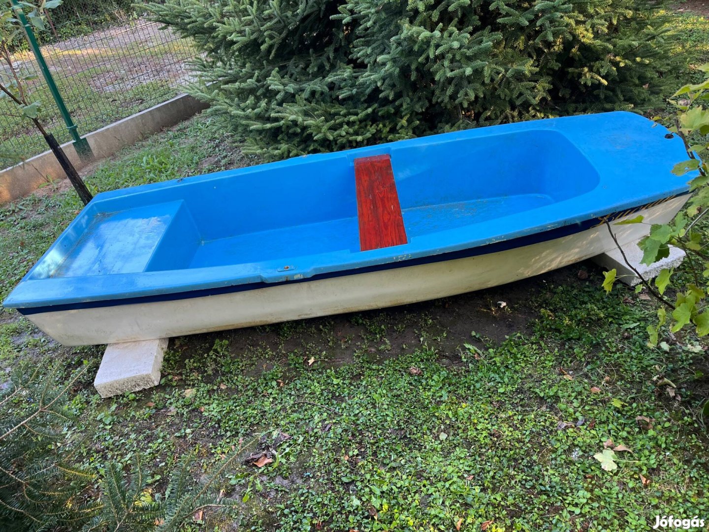 Eladó használt 3 méteres lapos aljú csónak horgászcsónak