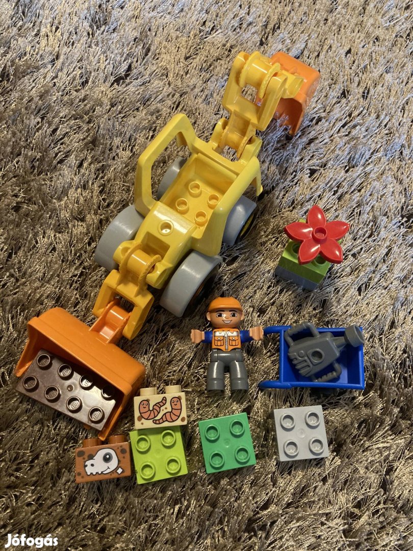 Eladó használt Lego Duplo Árokásó rakodó készlet (10811)