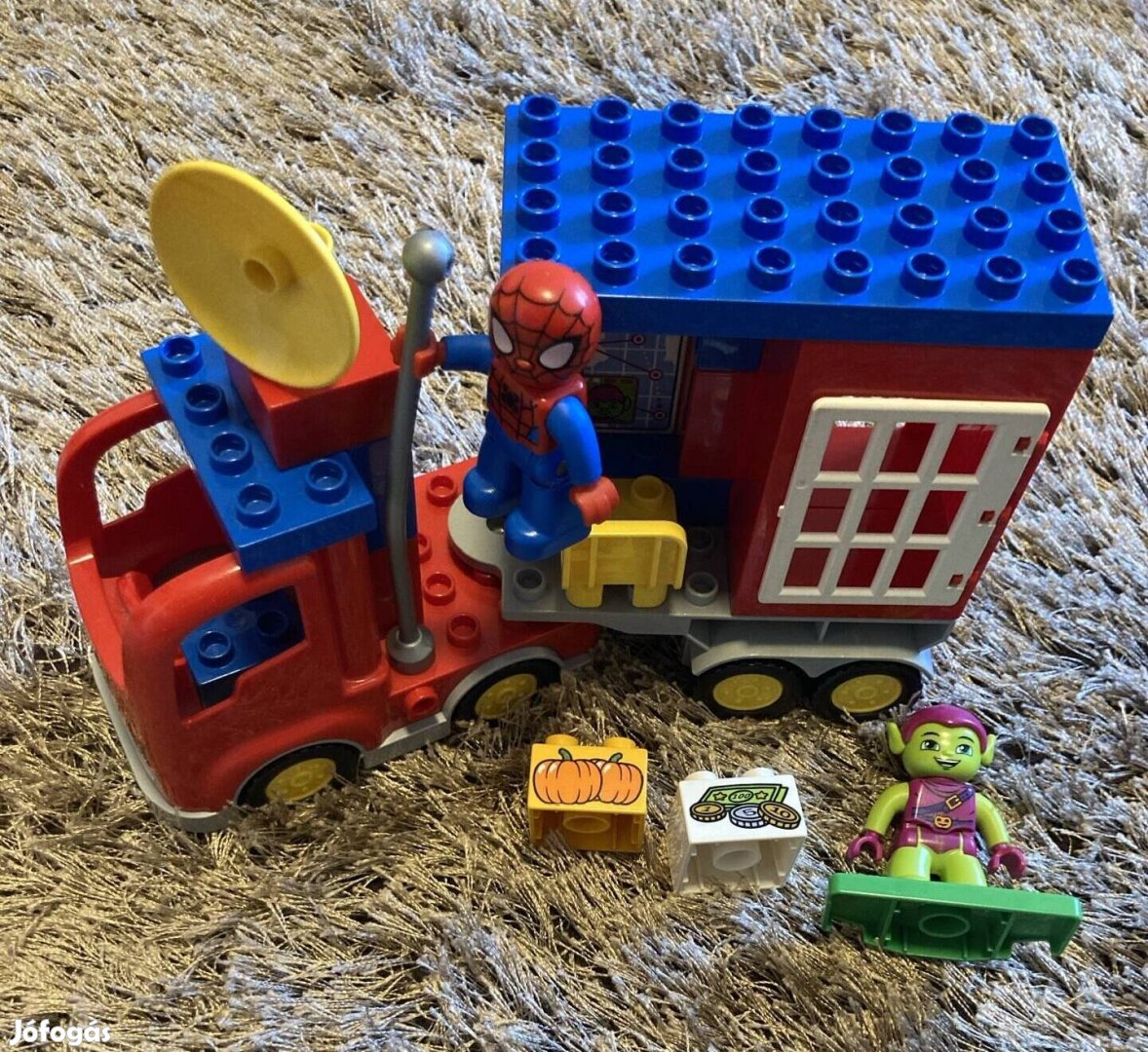 Eladó használt Lego Duplo Pókember pókkamionos kalandja (10608)