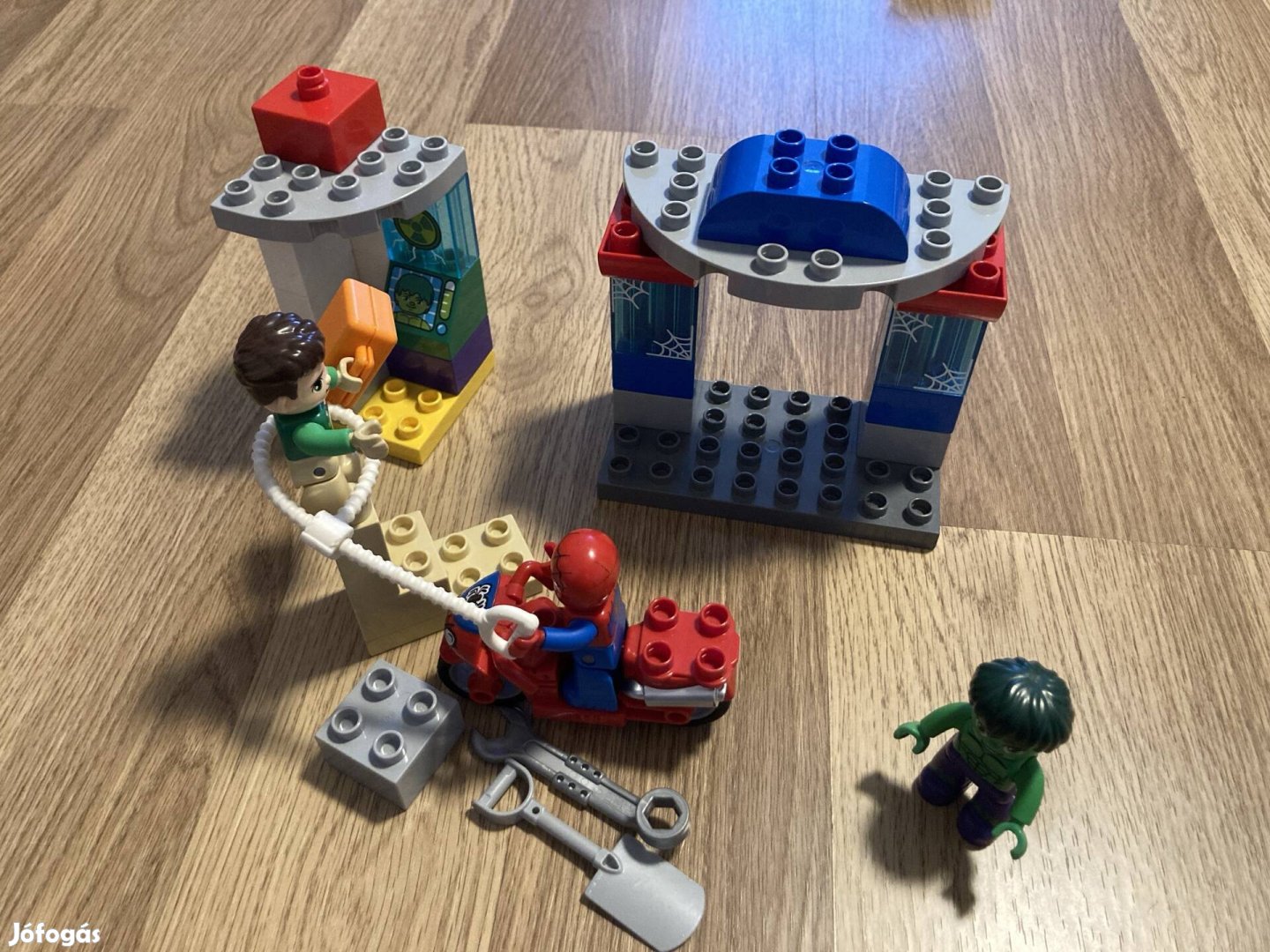 Eladó használt Lego Duplo, Pókember és Hulk kalandjai (10876)