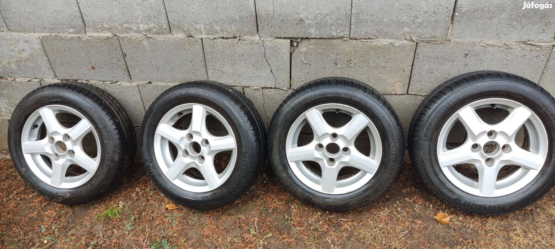 Eladó használt alufelni garnitúra 6jjx14 4x100