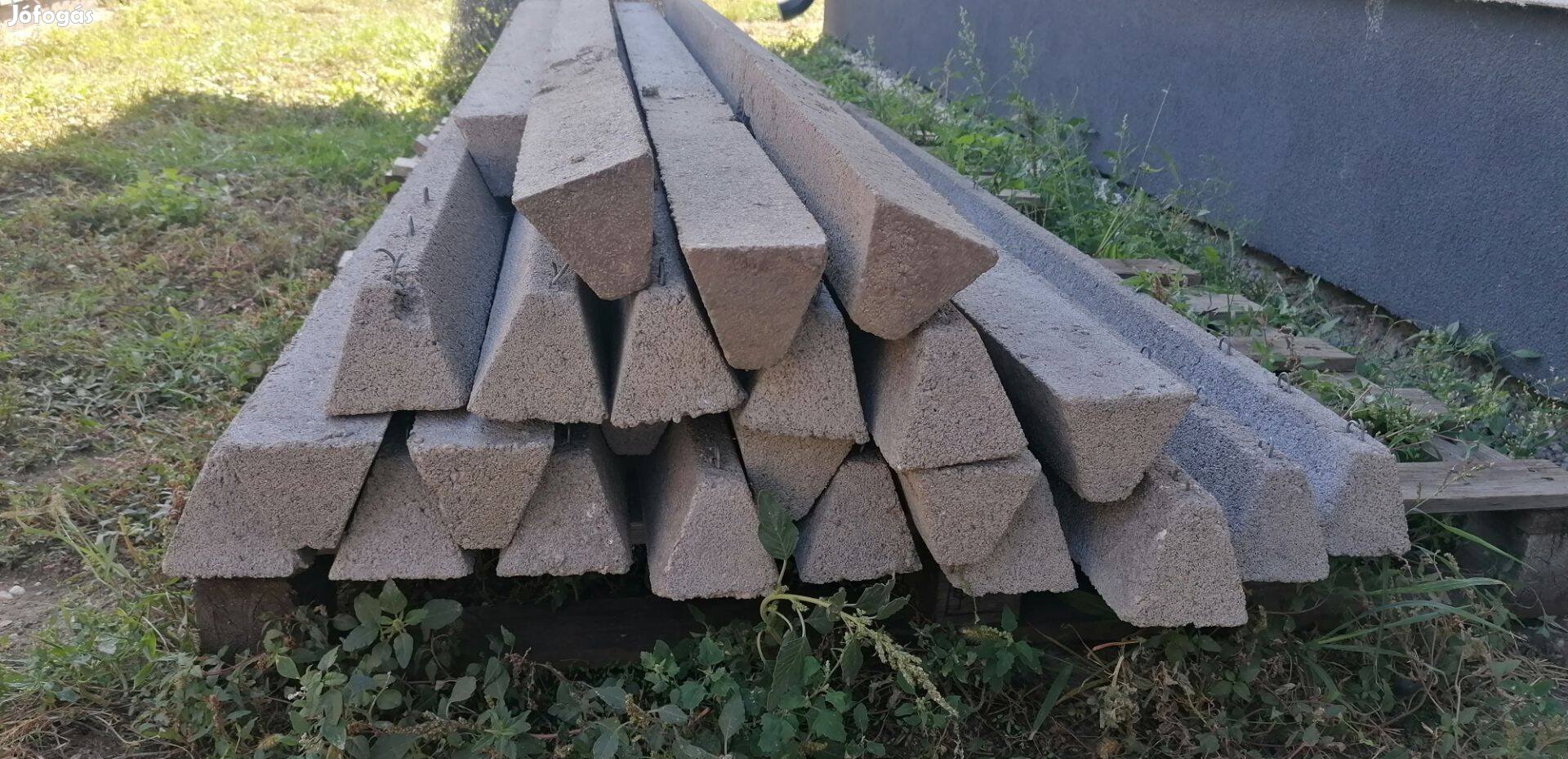 Eladó használt beton kerítés oszlopok