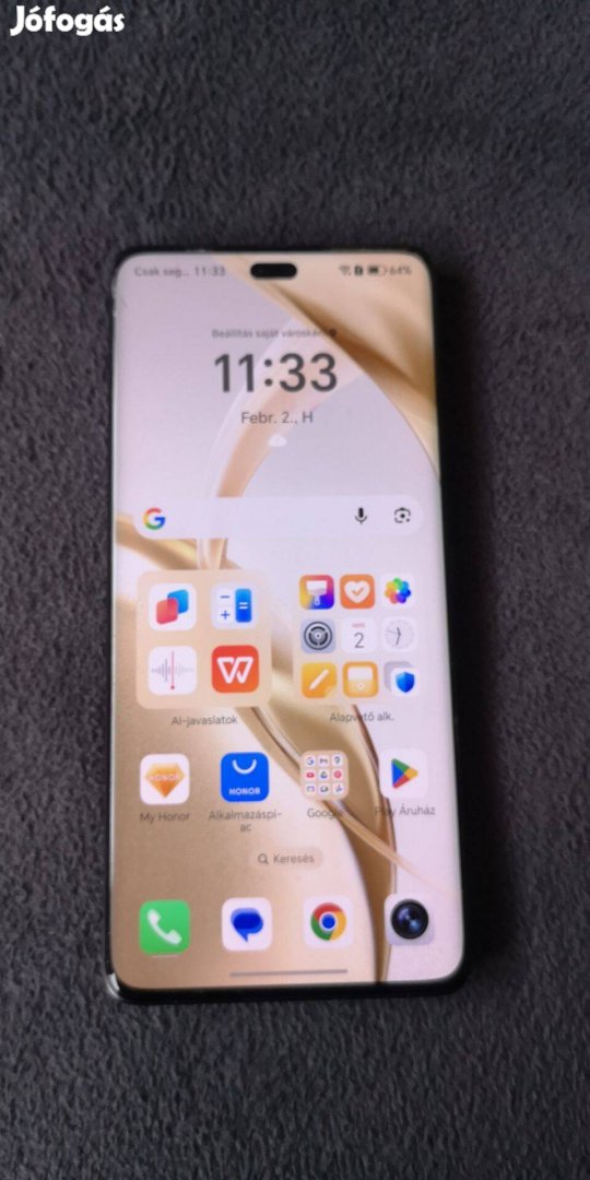 Eladó használt jó állapotu Honor 200 Pro 5g 12ram 512g