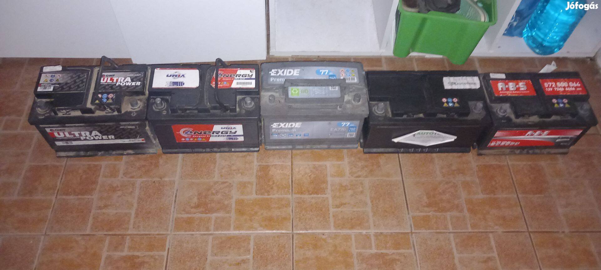 Eladó használt,jó állapotú akkumlátorok(60-100Ah)
