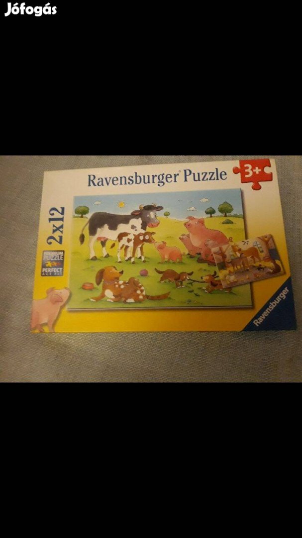 Eladó háziállatos puzzle 2 képpel (3 éveseknek), Ravensburger